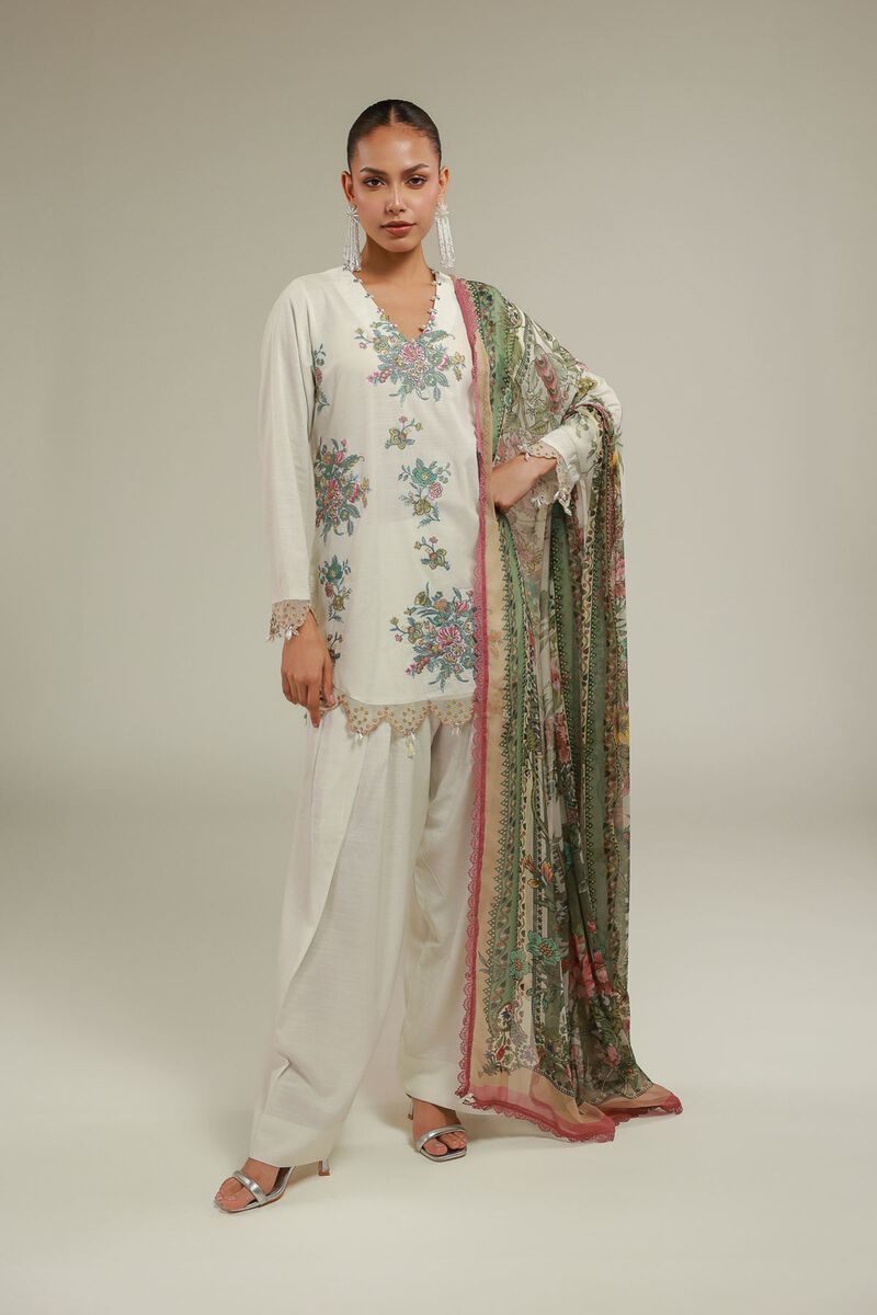Summer Floral Dupatta