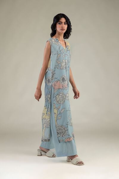 Solid Blue Pants, image 1