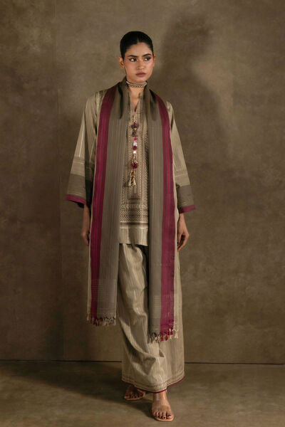 Yarn Dyed Handwoven Dupatta