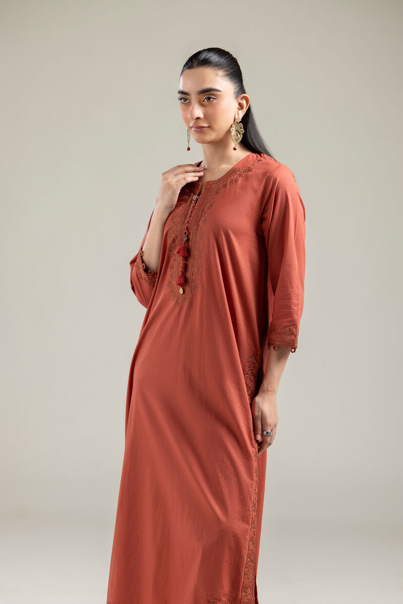 Solid Longline Kurta