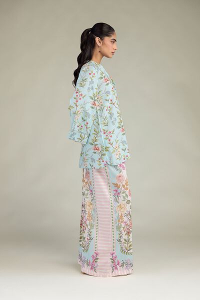 Blue Cotton Pants, image 1