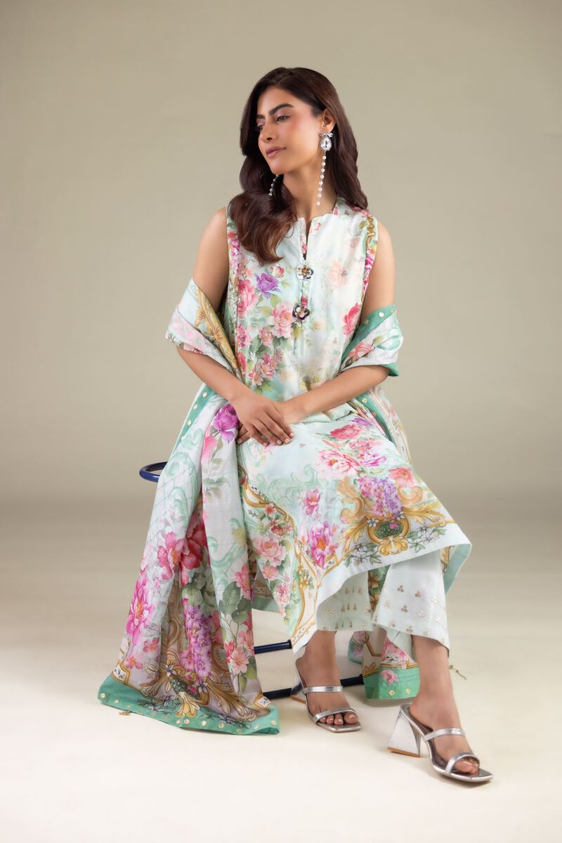 Floral Draped Dupatta