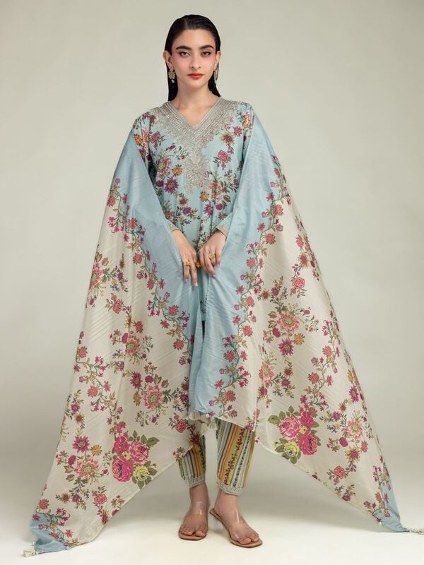 Raw Silk Shalwar