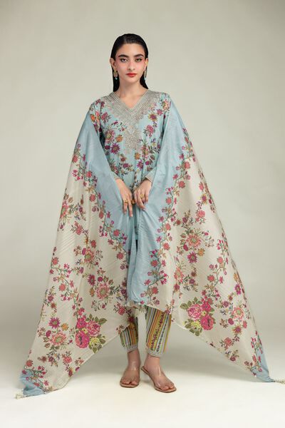 Raw Silk Shalwar, image 1