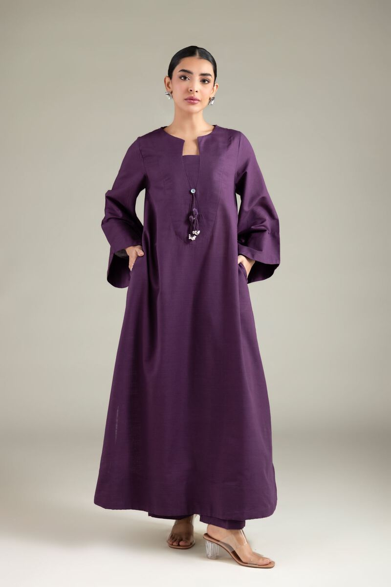 Long Round-Neck Kurta