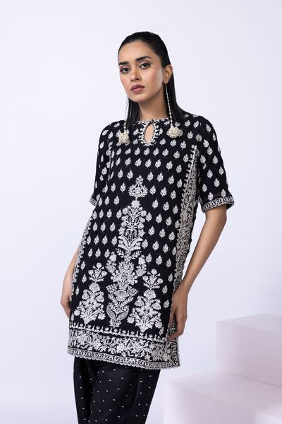 Embroidered | Polyester Crinkle Chiffon | Kurta | PKR 7,000