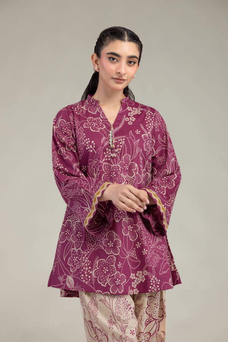 Short Floral Kurta