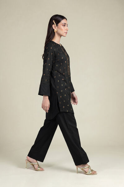 Black Cambric Shalwar, image 1