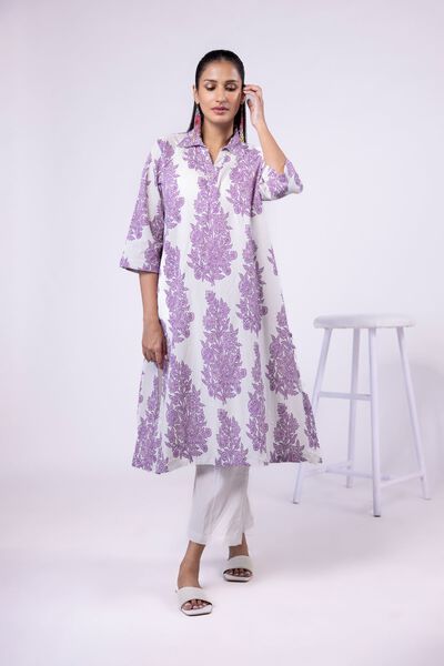 Printed | Ripple Crinkle | Kurta | PKR 2,000