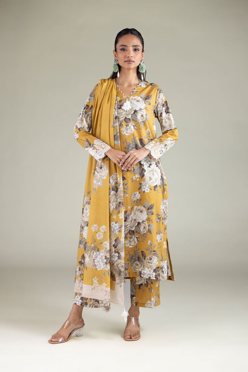 Regular Floral Pants