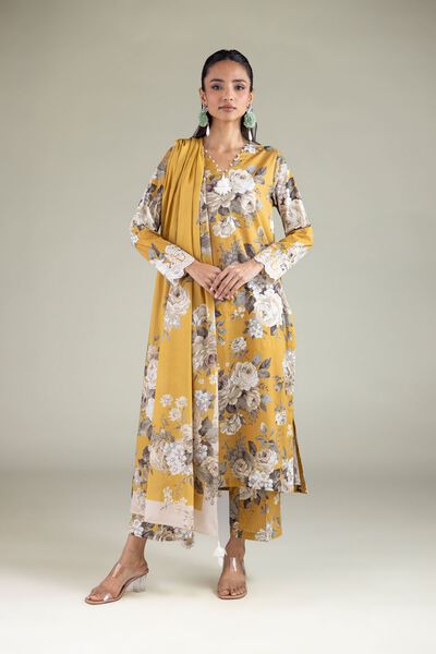 Regular Floral Pants, image 1