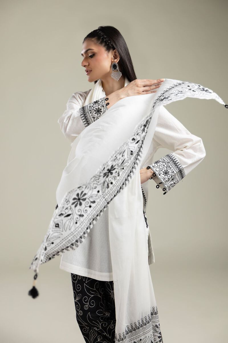 Floral Lawn Dupatta
