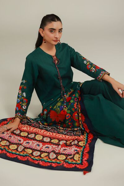 Cotton Net Dupatta, image 1