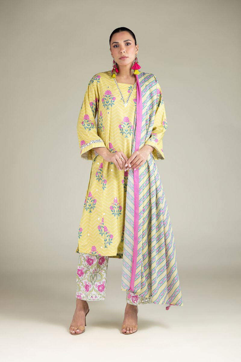 Geometric Printed Dupatta