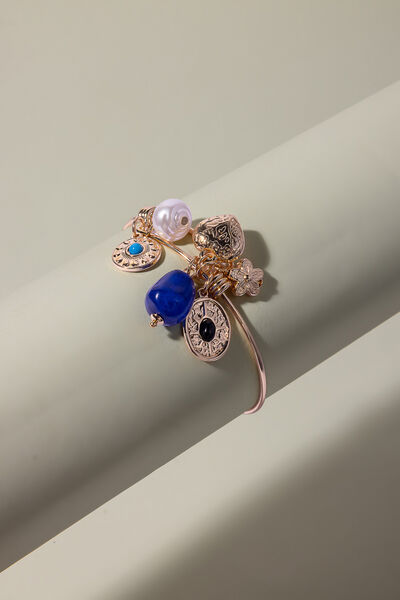 Embellished Metal Single Bracelet