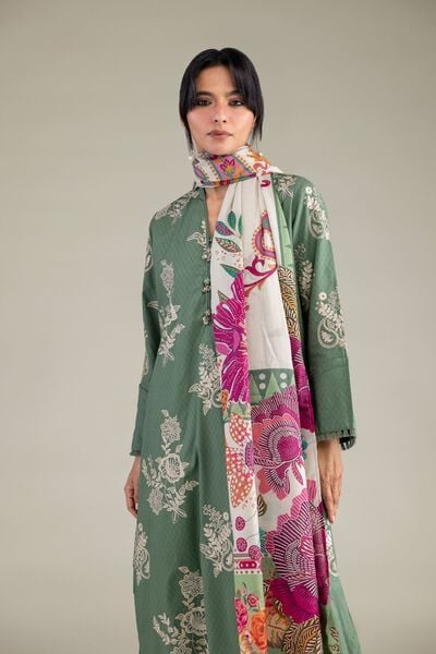 Floral Cotton Kurta, image 1