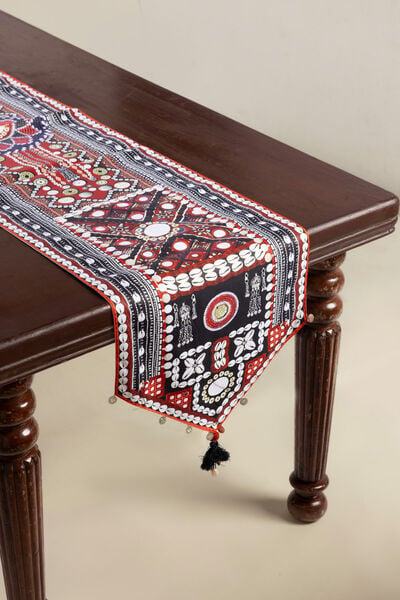 Printed Poly Sateen 16x84in Table Runner