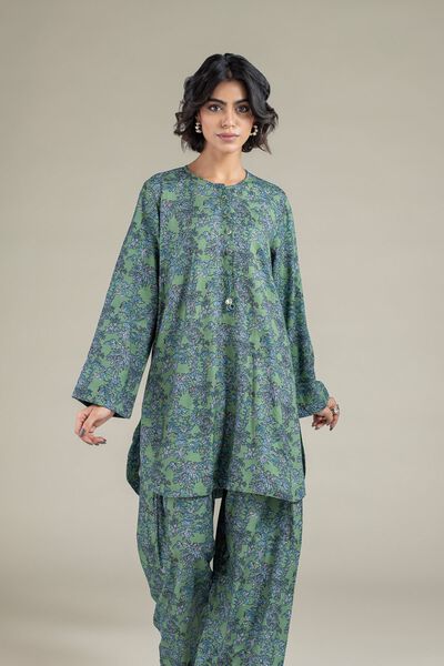 Printed | Raw Silk
            
        Kurta