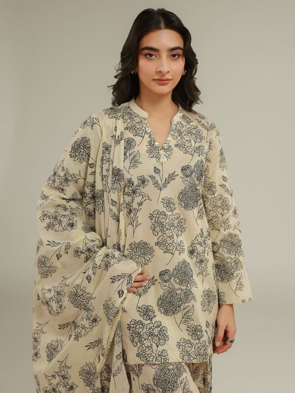 Printed Lawn Dupatta
