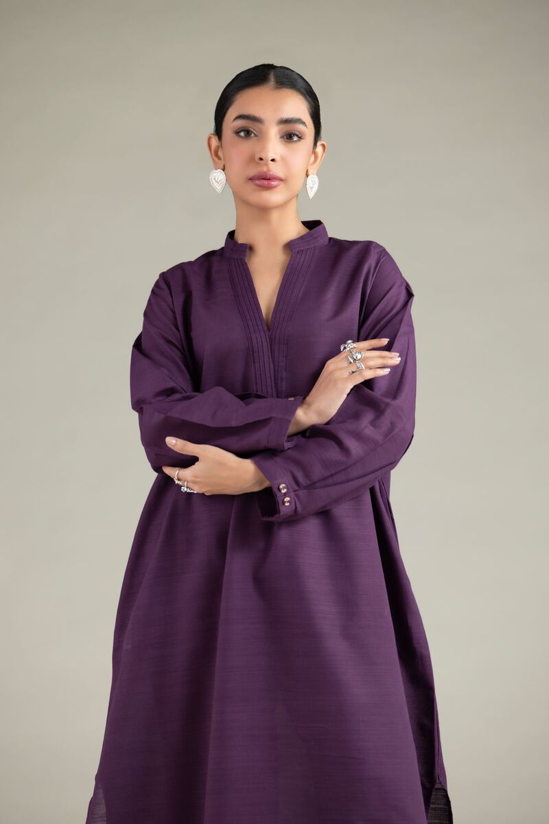 Long V-Neck Kurta