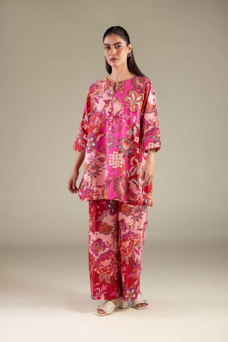 Floral Keyhole Kurta