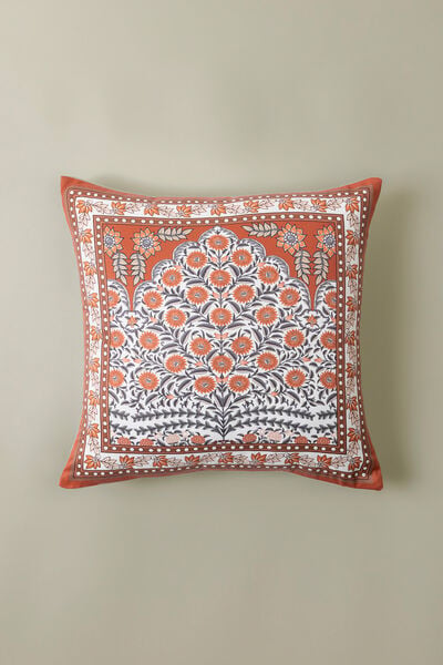 Printed Poly Sateen 16x16in Cushion Cover