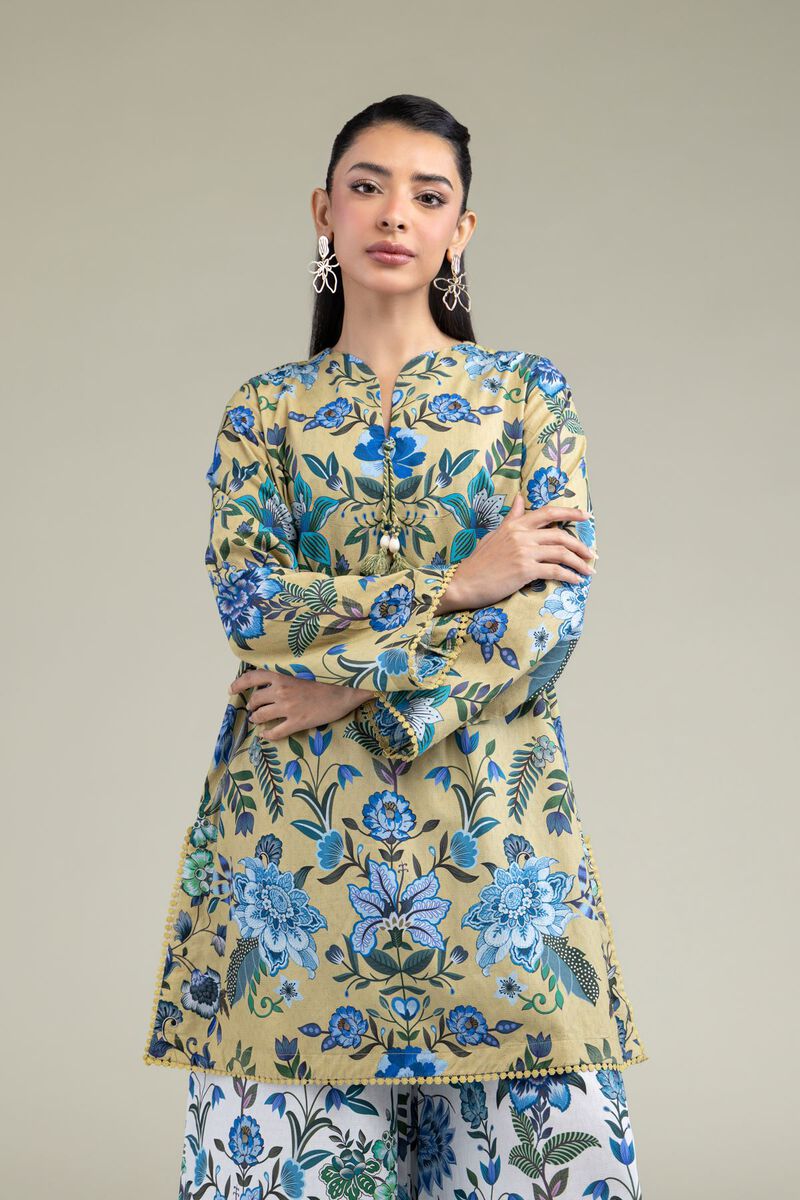 Floral Cotton Kurta