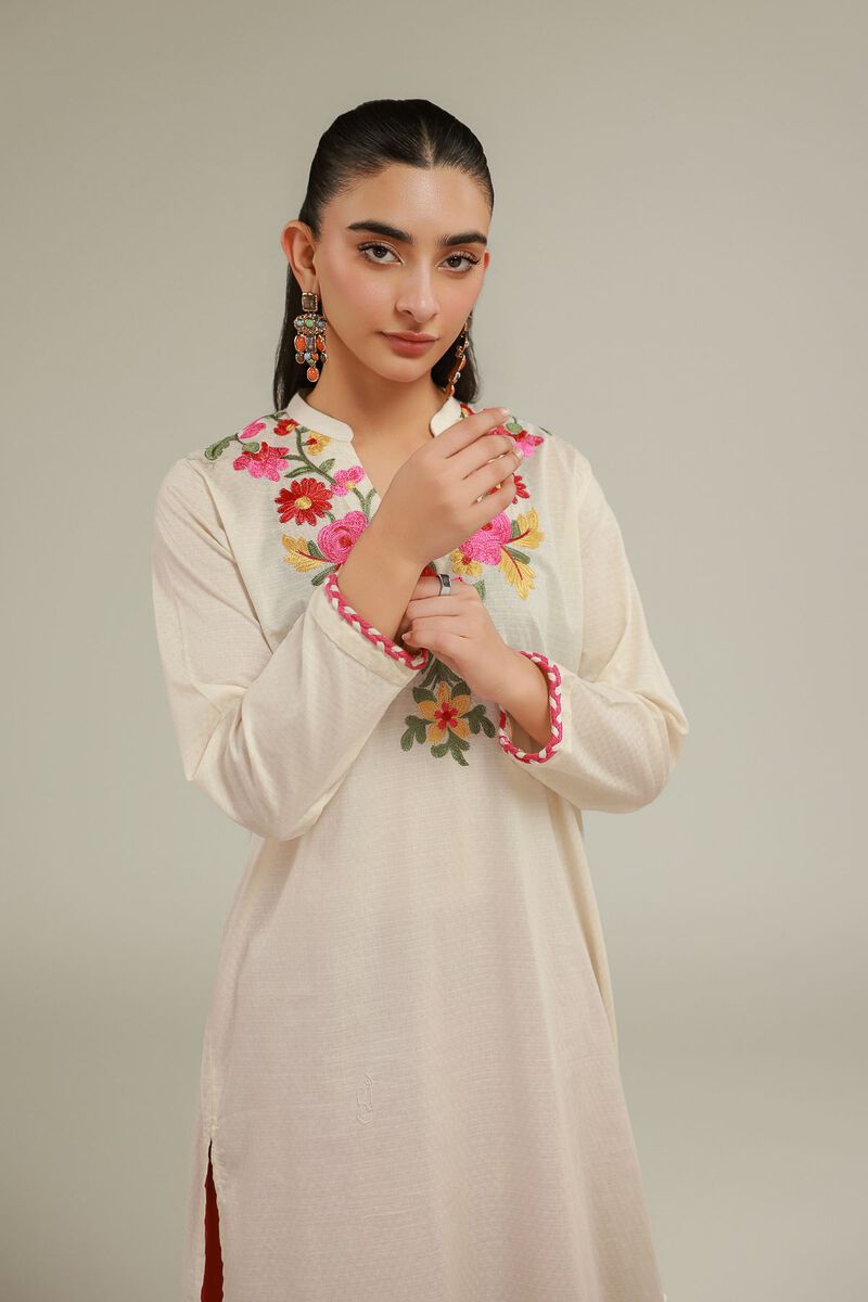 White Cotton Kurta