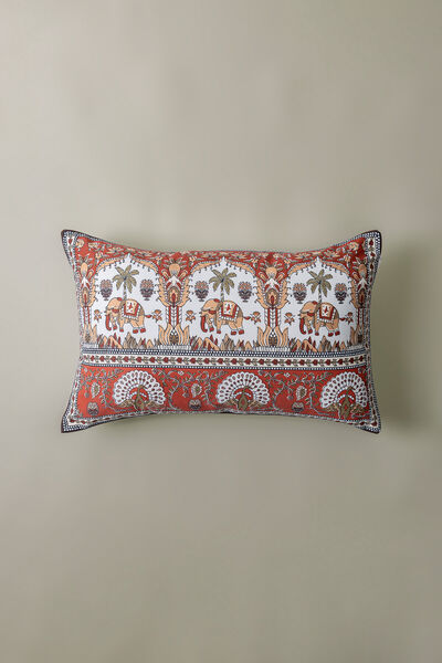 Printed Poly Sateen 13x21in Cushion Cover
