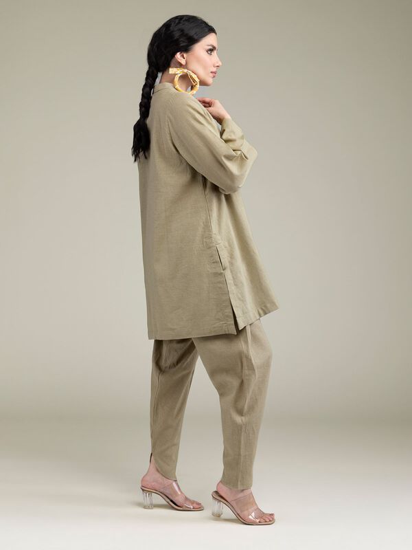 Solid Linen Shalwar