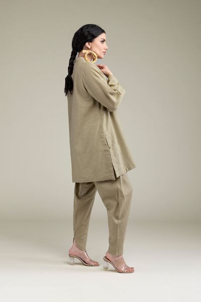 Solid Linen Shalwar, image 1