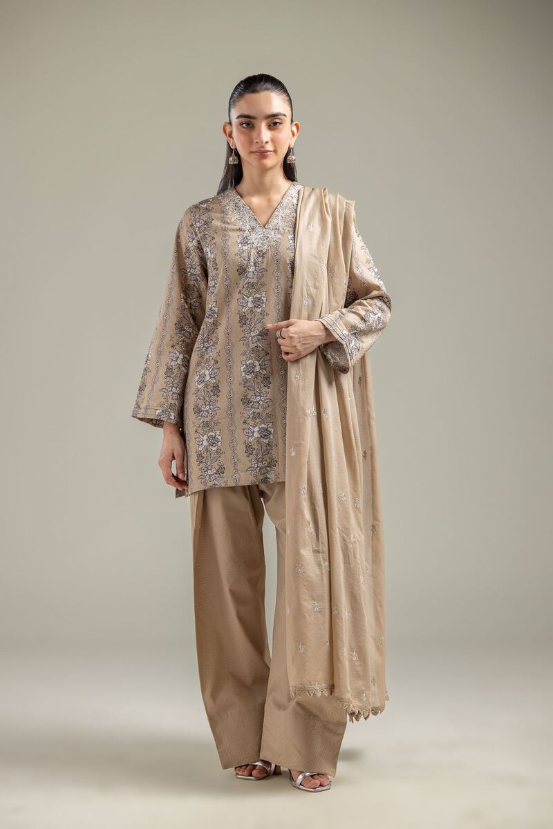 Solid Beige Shalwar