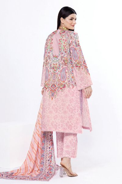Printed | Slub Lawn | Fabrics 3 Piece | PKR 3,500