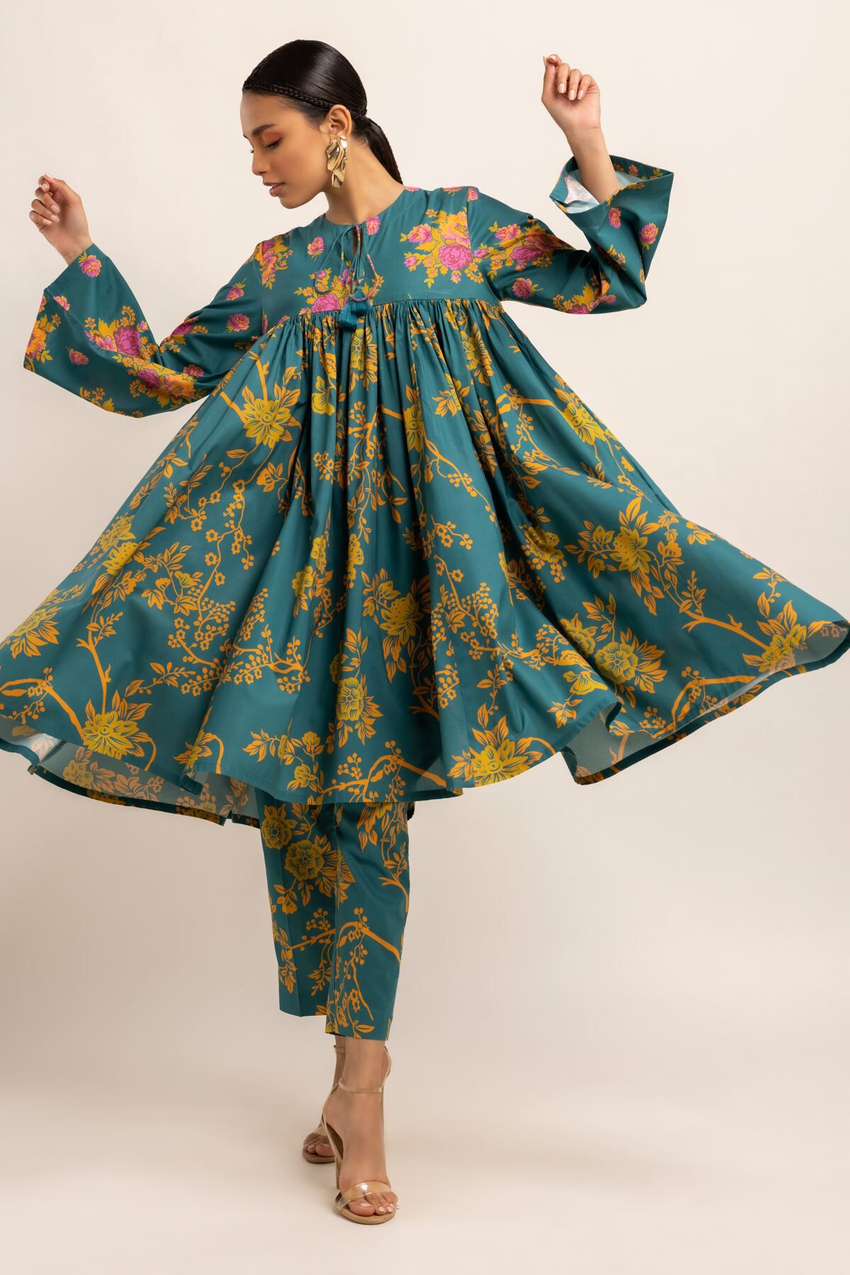 Khaadi 2025 frock design