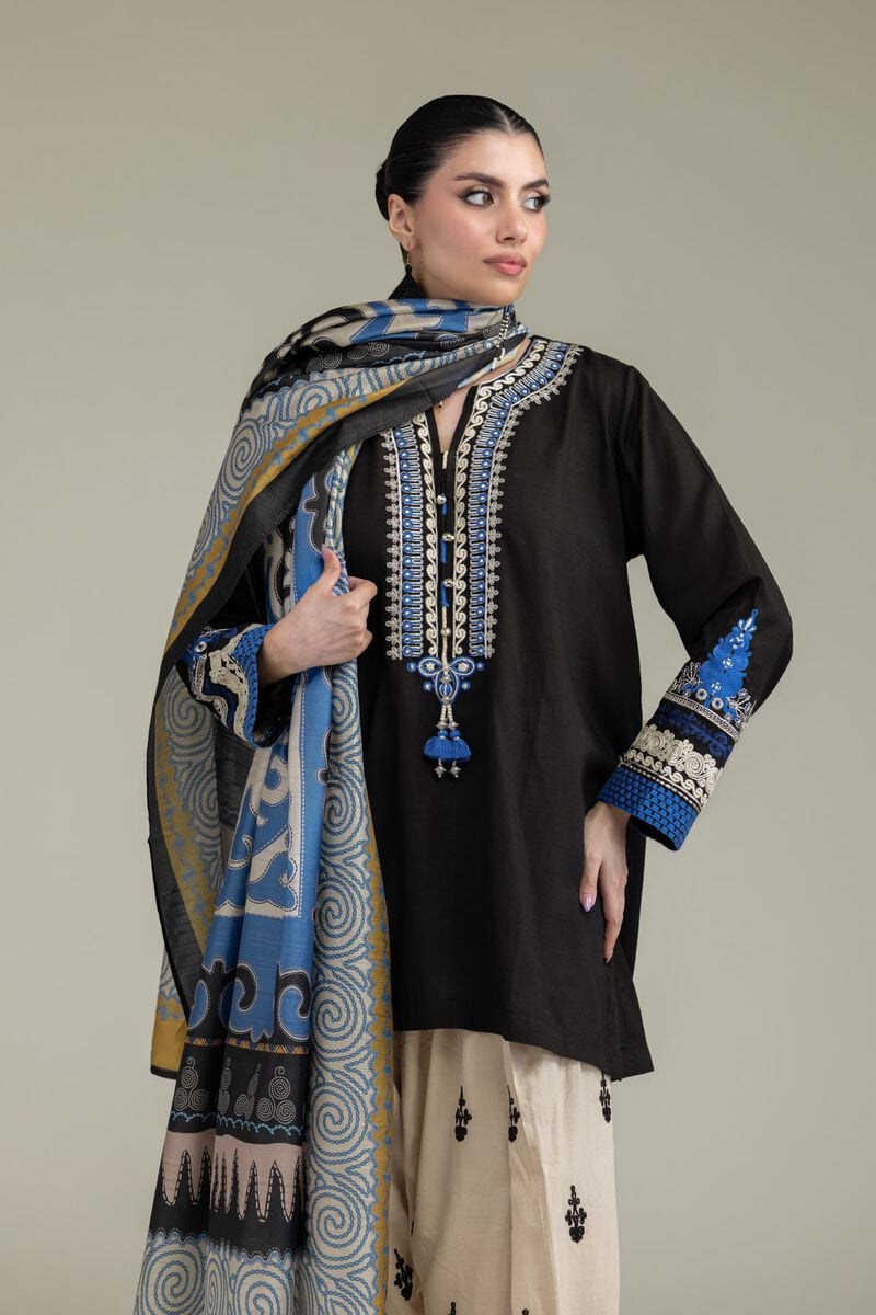 Short Silk Kurta