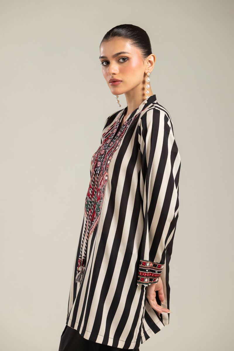 Striped Silk Kurta