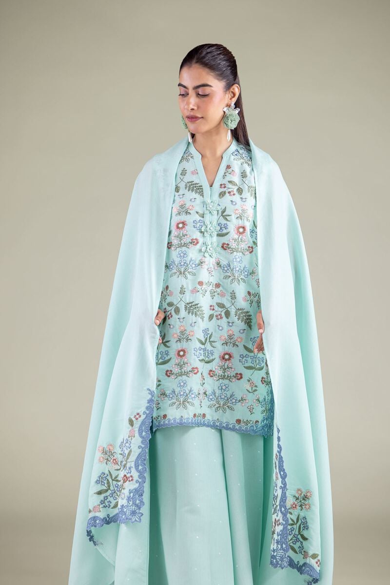 Floral Embroidered Dupatta