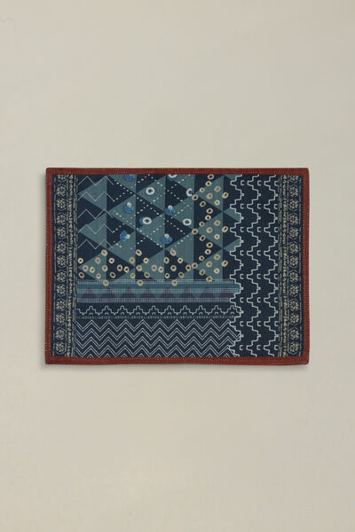 Printed Polyester Jute 13x17in Table Mat