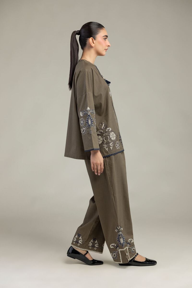 Floral Cotton Trousers