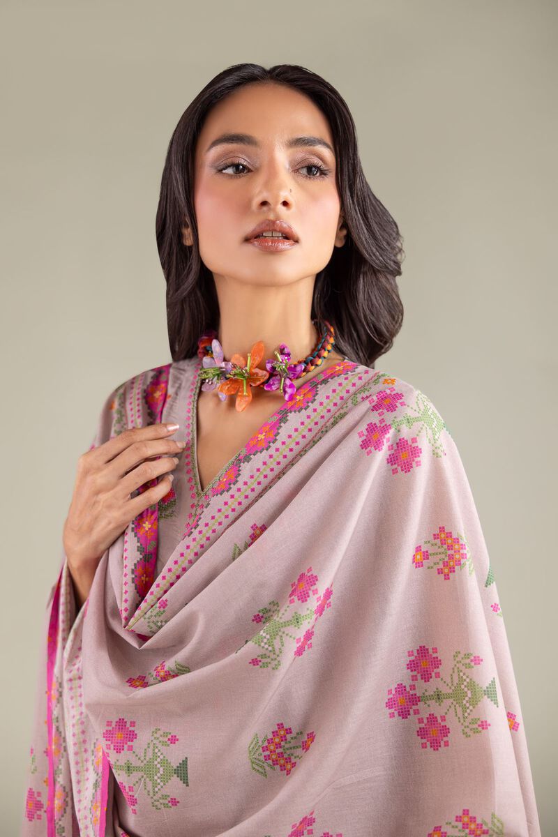 Geometric Lawn Dupatta