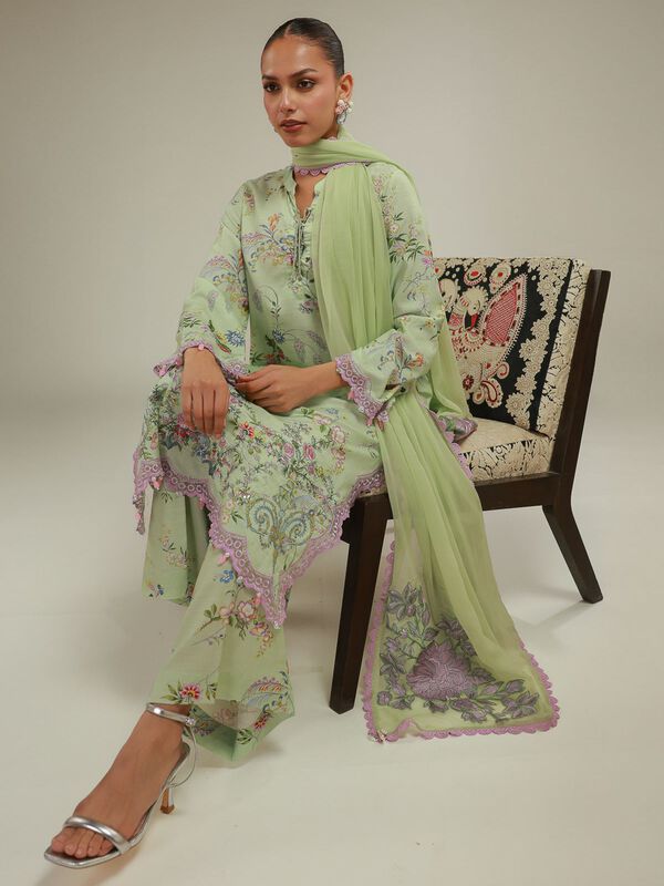 Floral Longline Kurta