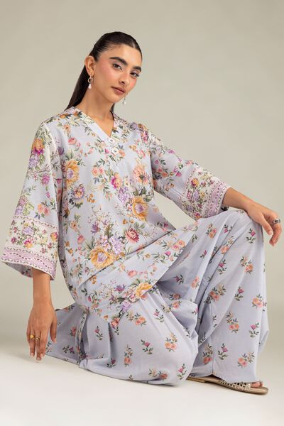 Short Floral Kurta, image 1