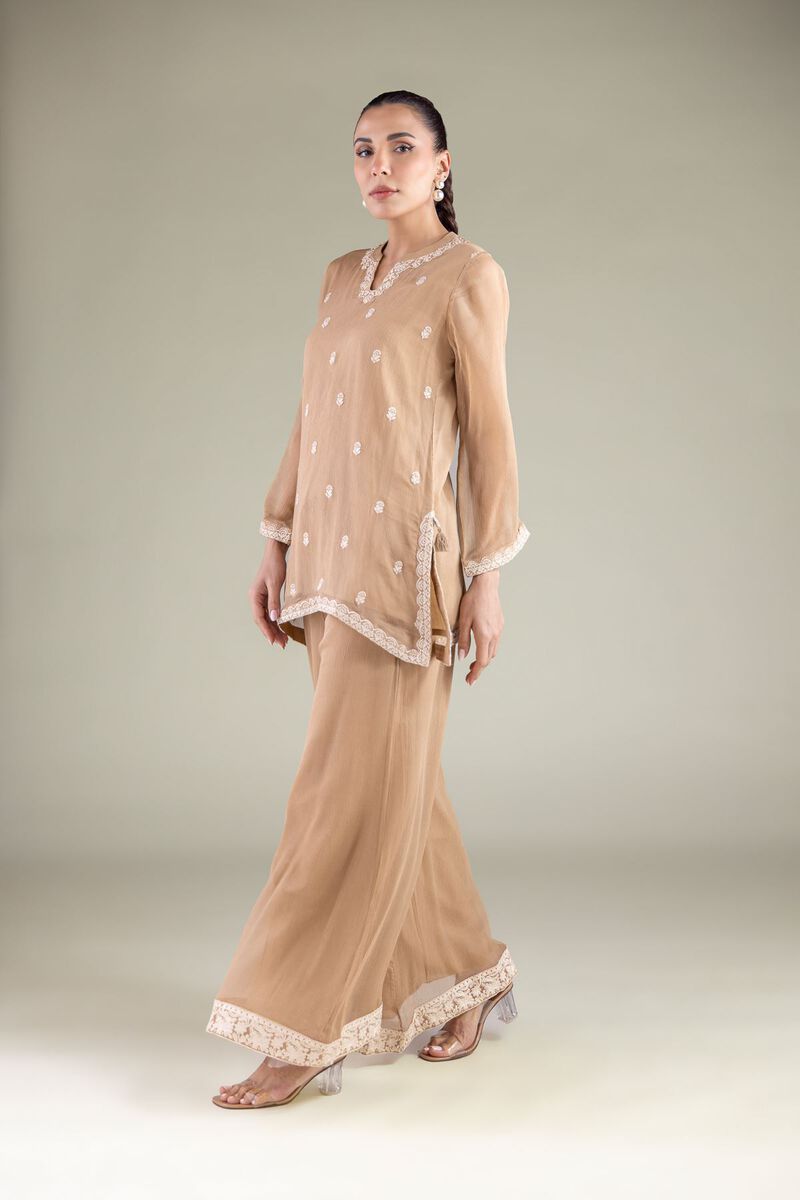 Floral Scalloped Kurta