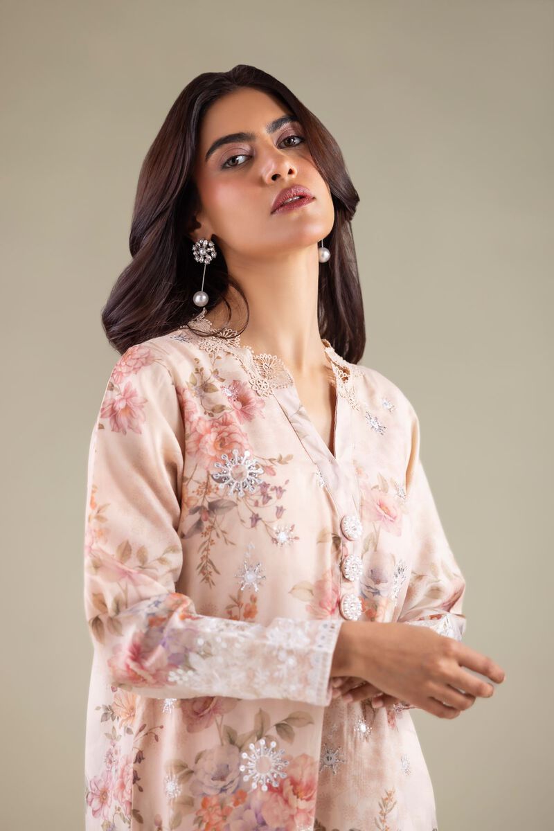 Floral Sequin Kurta
