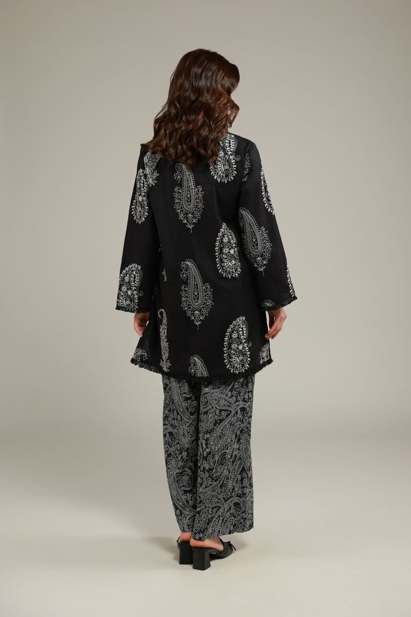 Paisley V-Neck Kurta