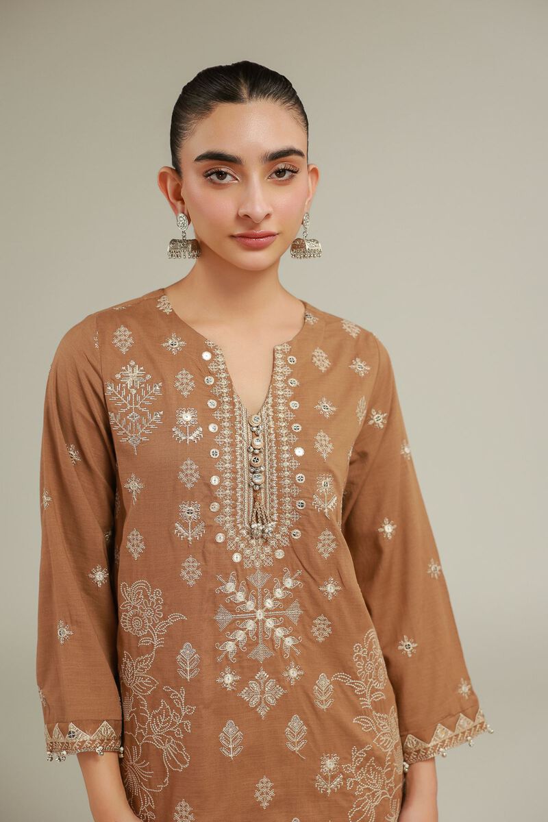 Geometric Threadwork Kurta