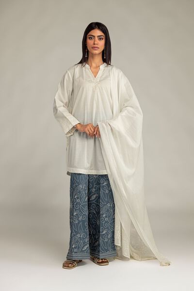 Cotton Dobby Pants, image 1