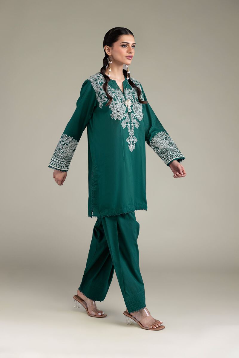 Green Solid Shalwar 