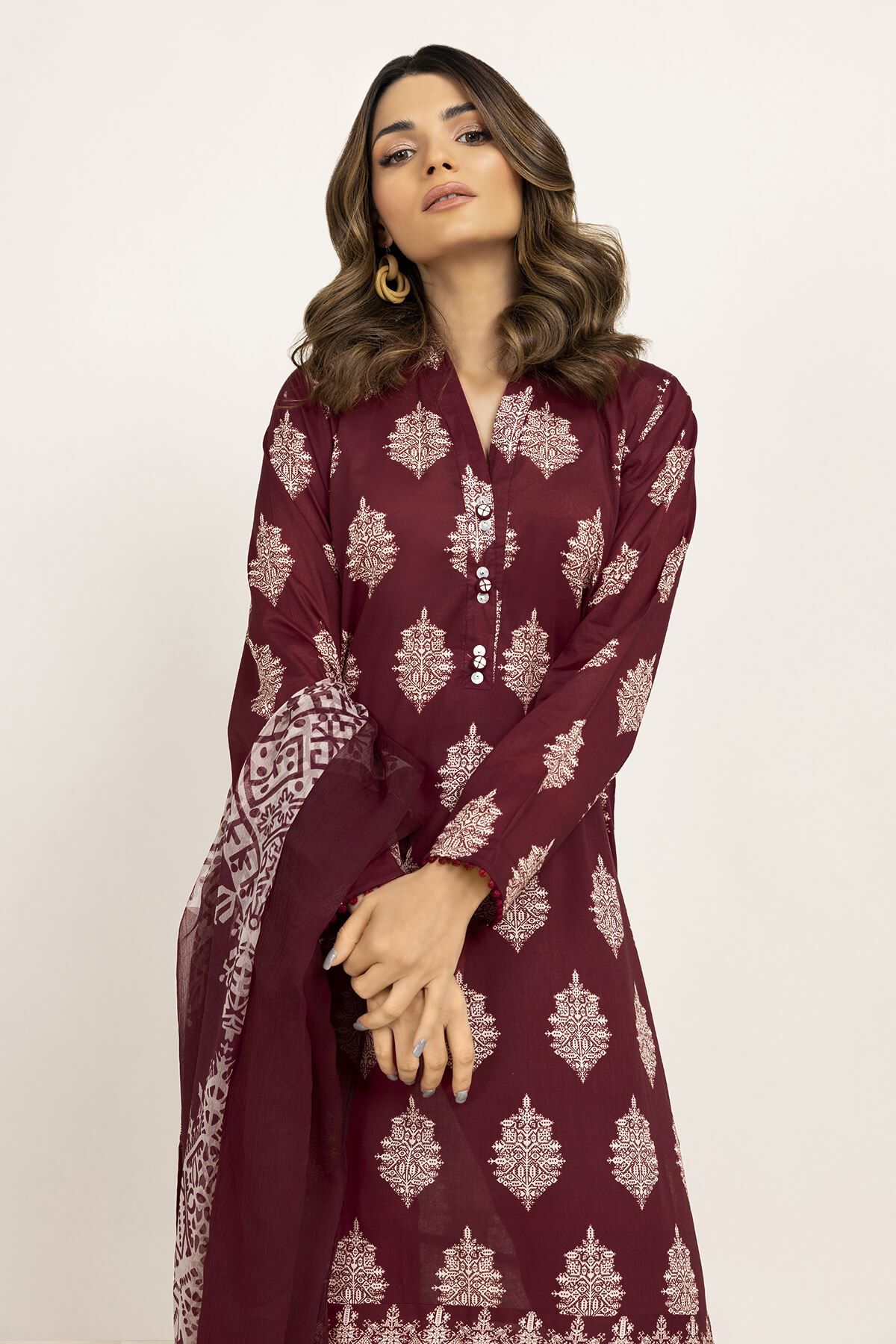 Khaadi lawn 2025 3 piece suit