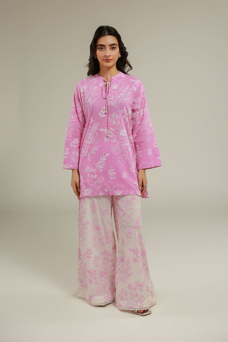 Floral Wide-Leg Pants